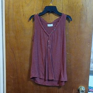 Elegant Women's Burgundy Tank Top